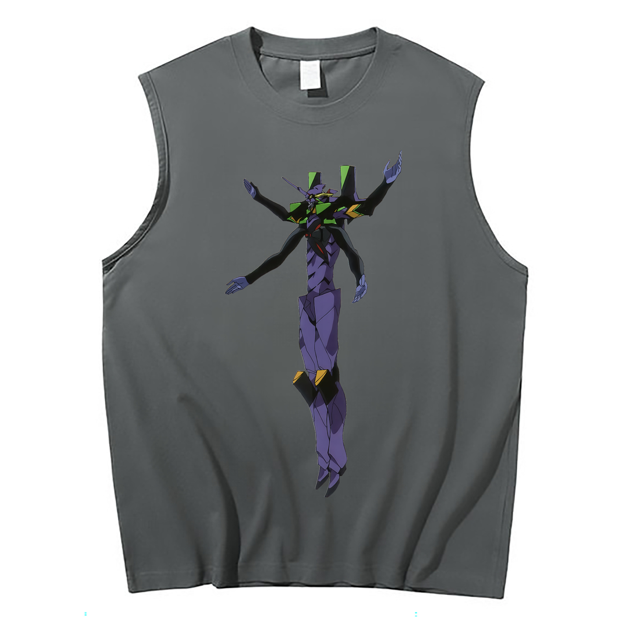 （画像用） EVA 新世紀エヴァンゲリオン コットン100％タンクトップ（フロントプリント）